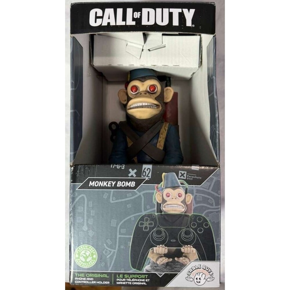 Call of Duty Monkey Bomb Cable Guys Phone & Controller Holder w/ Box EXG